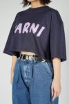 MARNI(マルニ)MARNI LOGO ORGANIC COTTON JERSEY Cropped T-shirt ロゴオーガニックコットンジャージークロップドTシャツ THJE0301P1 -3