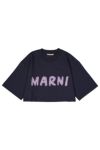 MARNI(マルニ)MARNI LOGO ORGANIC COTTON JERSEY Cropped T-shirt ロゴオーガニックコットンジャージークロップドTシャツ THJE0301P1 -10