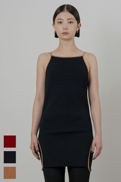 TAN(タン)MATT RIB KNITTED MULTIWAY TUNC マットリブニット マルチウェイタンクトップ TAN24SS005