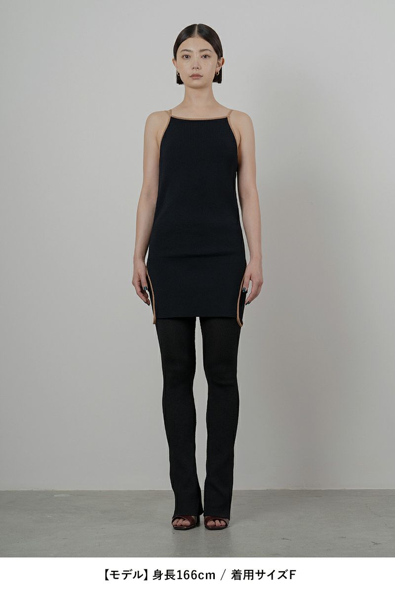 TAN(タン)MATT RIB KNITTED MULTIWAY TUNC マットリブニット マルチウェイタンクトップ TAN24SS005 -1