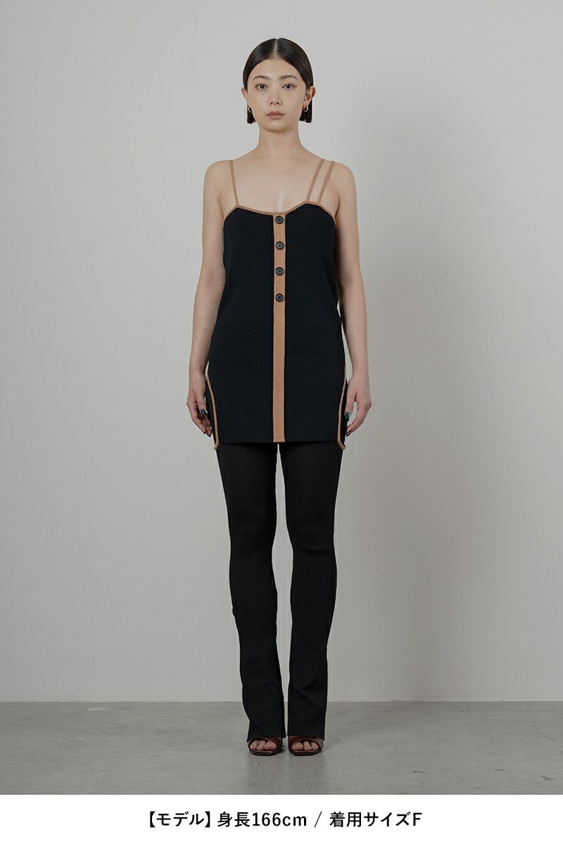 TAN(タン)MATT RIB KNITTED MULTIWAY TUNC マットリブニット マルチウェイタンクトップ TAN24SS005 -4