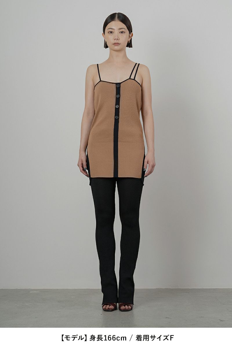 TAN(タン)MATT RIB KNITTED MULTIWAY TUNC マットリブニット マルチウェイタンクトップ TAN24SS005 -11