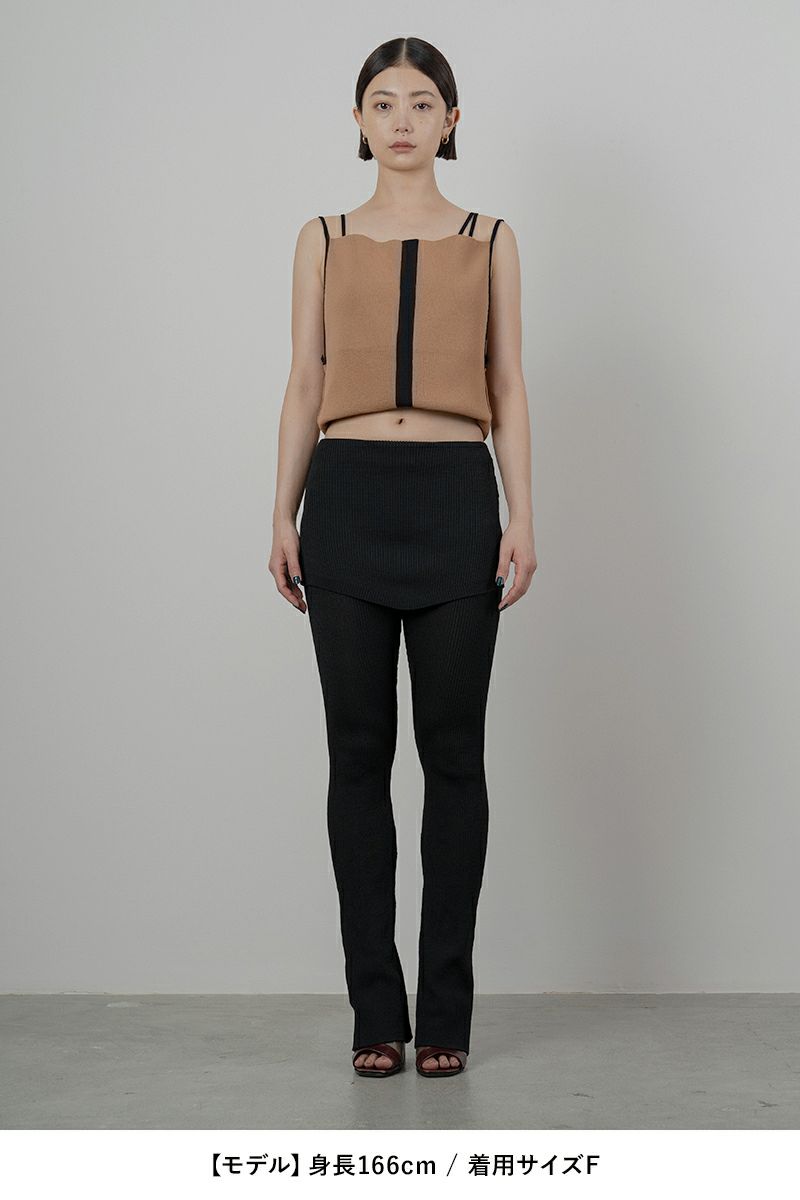 TAN(タン)MATT RIB KNITTED MULTIWAY TUNC マットリブニット マルチウェイタンクトップ TAN24SS005 -12