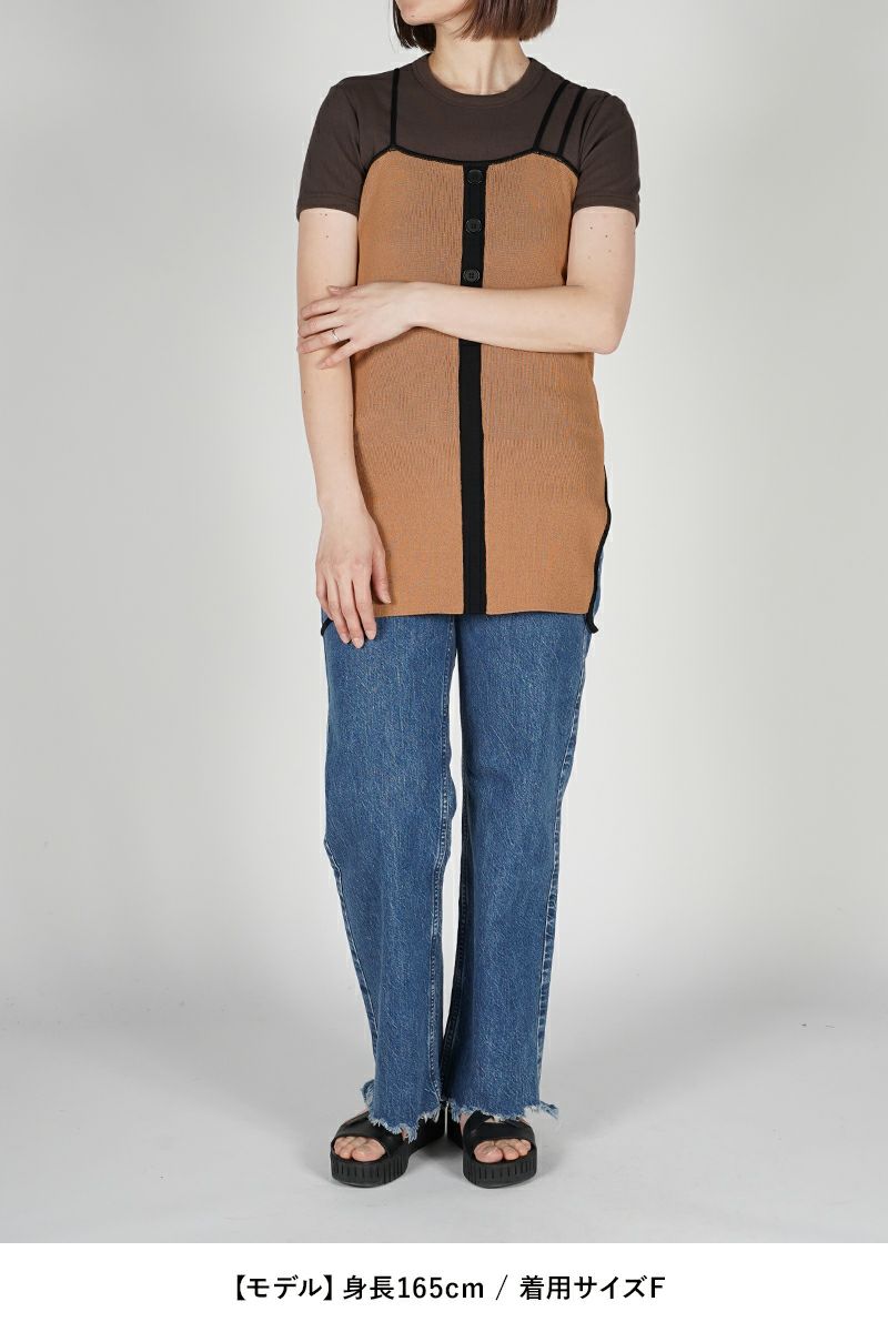 TAN(タン)MATT RIB KNITTED MULTIWAY TUNC マットリブニット マルチウェイタンクトップ TAN24SS005 -19
