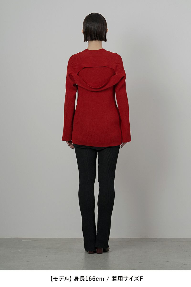 TAN(タン)MATT RIBED 2PIECE CARDIGAN マットリブ 2ピースカーディガン TAN24SS004 -3