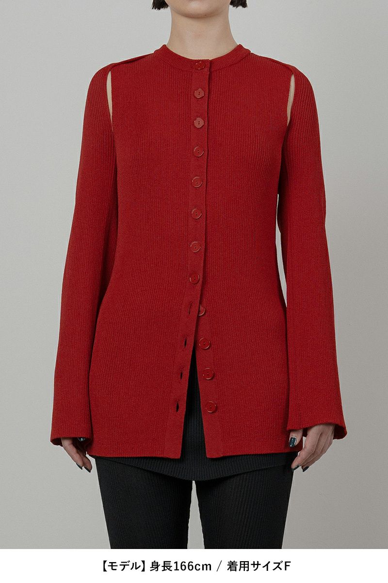 TAN(タン)MATT RIBED 2PIECE CARDIGAN マットリブ 2ピースカーディガン TAN24SS004 -13