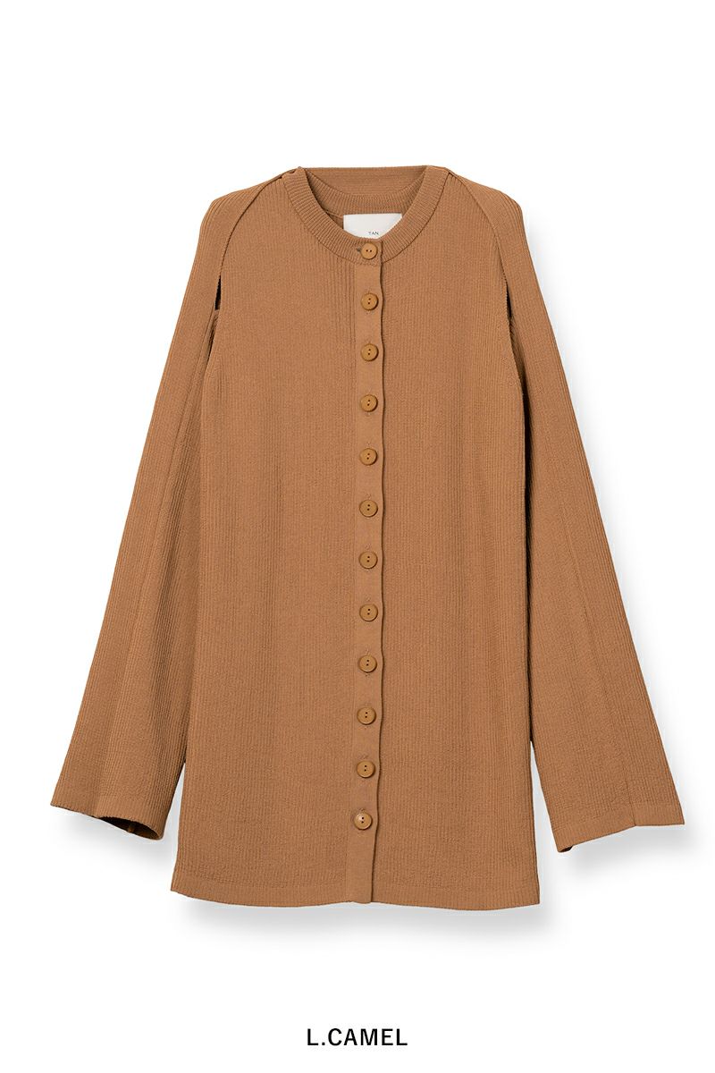 TAN(タン)MATT RIBED 2PIECE CARDIGAN マットリブ 2ピースカーディガン TAN24SS004 -26