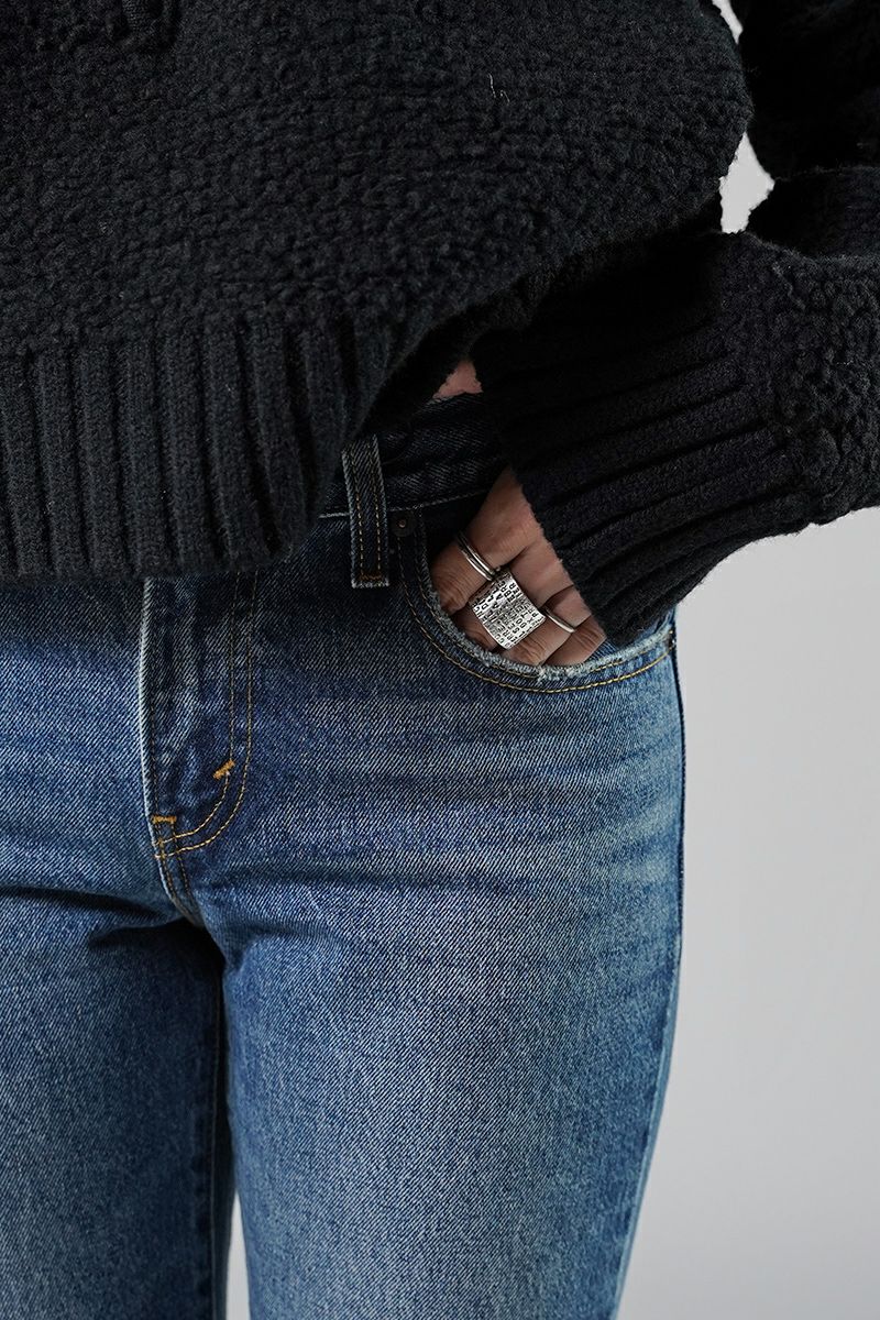 Levi's(リーバイス)MIDDY ANKLE ブーツカット ダークインディゴ LIVING THE GOOD LIFE A55630001 -1