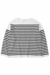 saby(サバイ)MILAN RIB BOAT NECK BORDER KNIT -14G COMPACT YARN- ミラノリブボートネックボーダーニット S-21302 -5