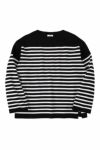 saby(サバイ)MILAN RIB BOAT NECK BORDER KNIT -14G COMPACT YARN- ミラノリブボートネックボーダーニット S-21302 -6