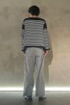 saby(サバイ)MILAN RIB BOAT NECK BORDER KNIT -14G COMPACT YARN- ミラノリブボートネックボーダーニット S-21302 -12