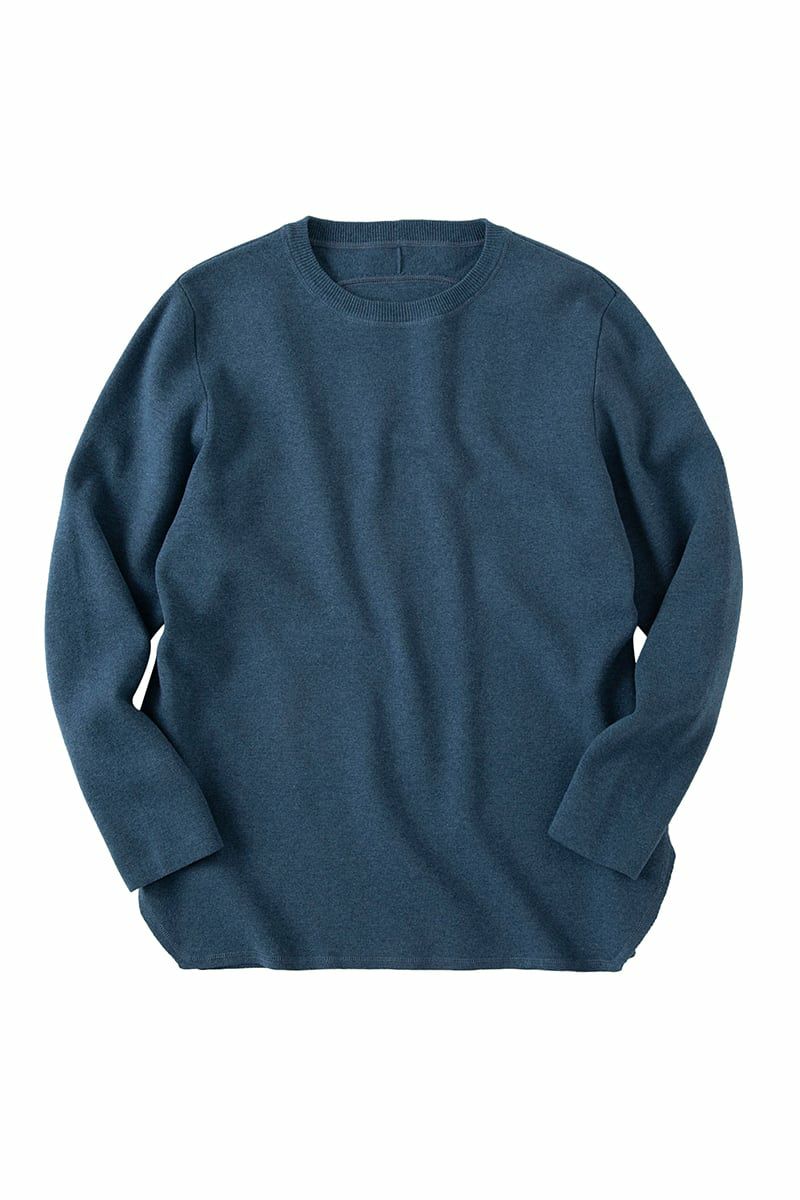 saby(サバイ)MILAN RIBS CREW NECK KNIT 16G EXTRAFINE MERINO WOOL ミランリブクルーネックニット エクストラファインミラノウール 20W-021301
