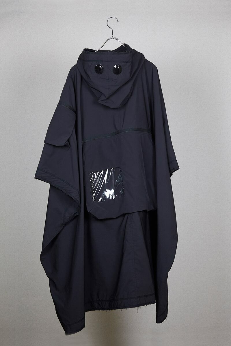 HUMIS(ヒューミス)MILITARY FLY-FRONT PONCHO COAT M-CO1501 -1