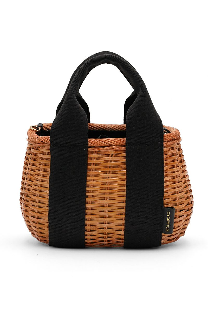 VIOLAd'ORO(ヴィオラドーロ)MIRO ラタンバッグ V-8315 -1