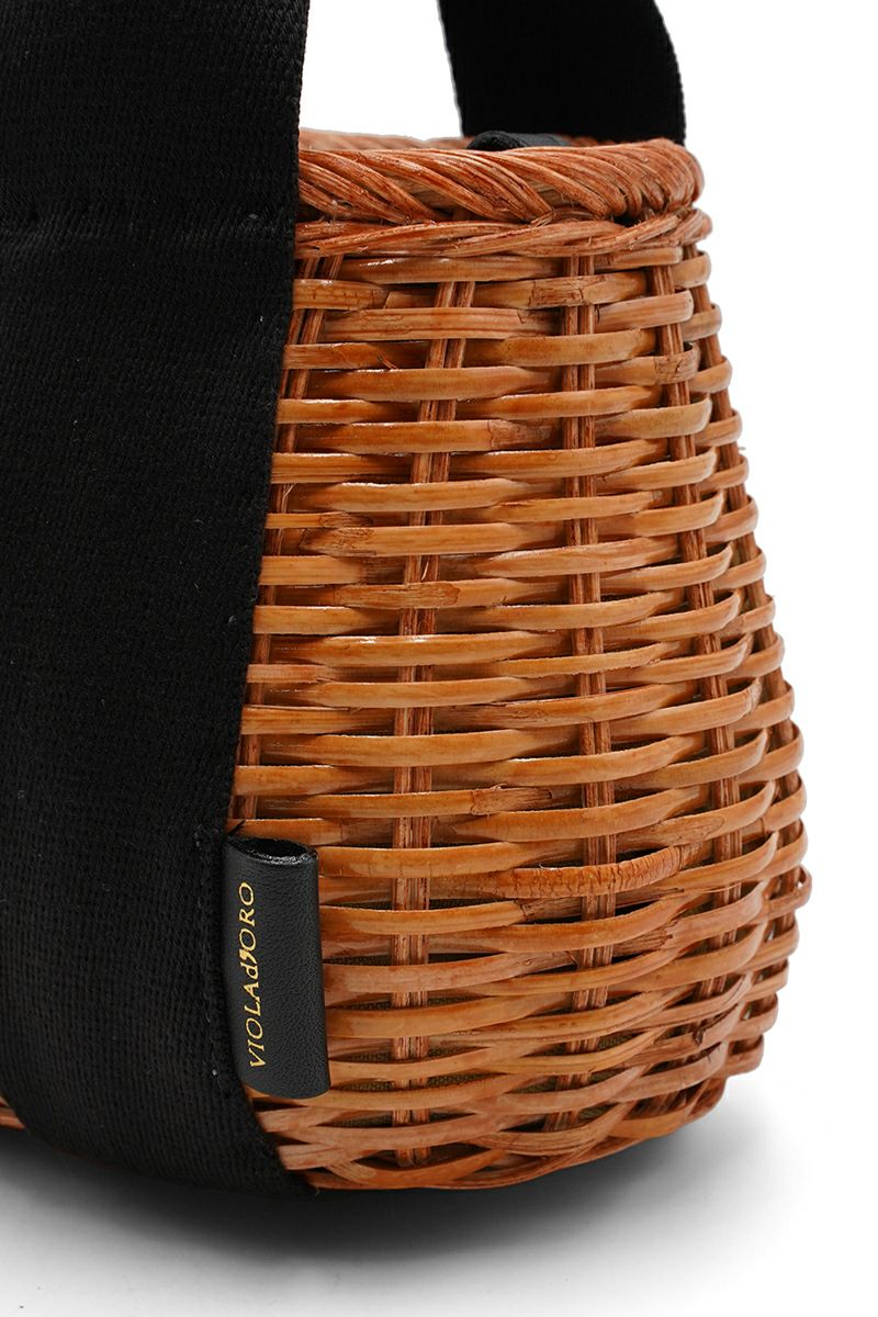 VIOLAd'ORO(ヴィオラドーロ)MIRO ラタンバッグ V-8315 -10