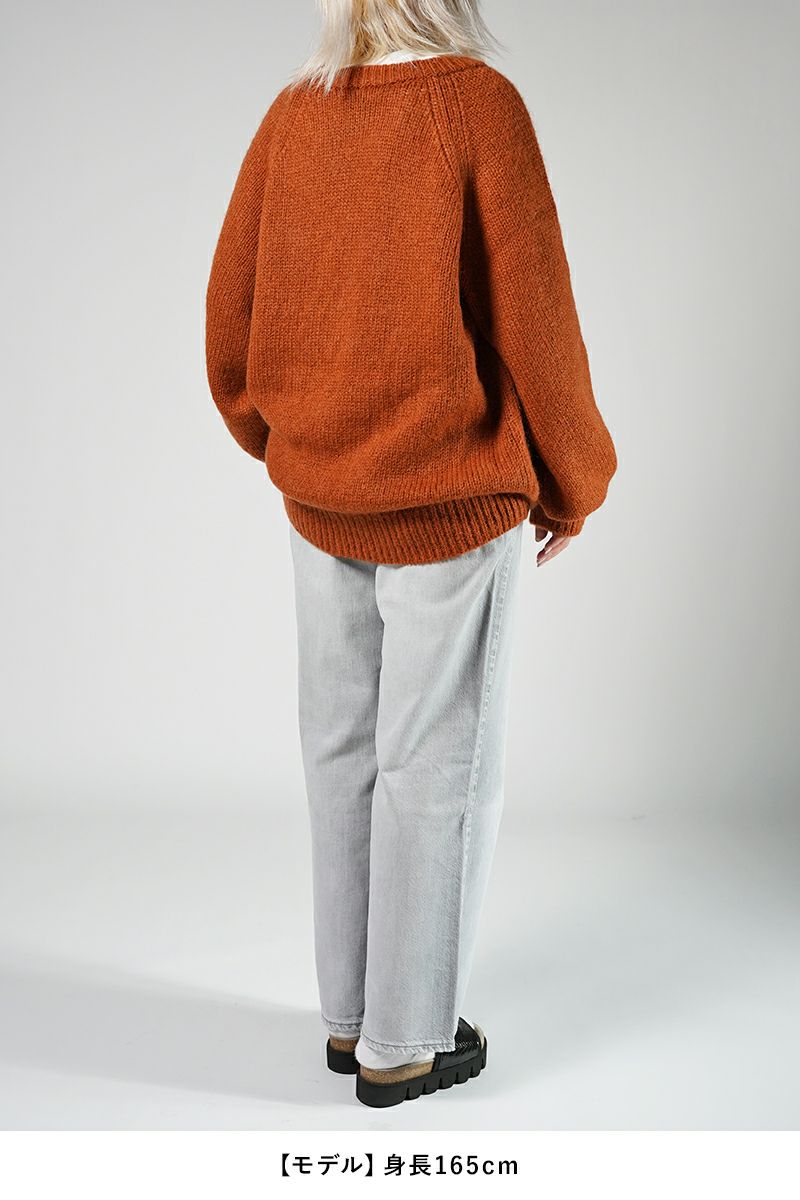 VOAAOV(ヴォアーブ)MOHAIR KNIT Big Pullover オーバーサイズ3GモヘアニットVOMKS -5