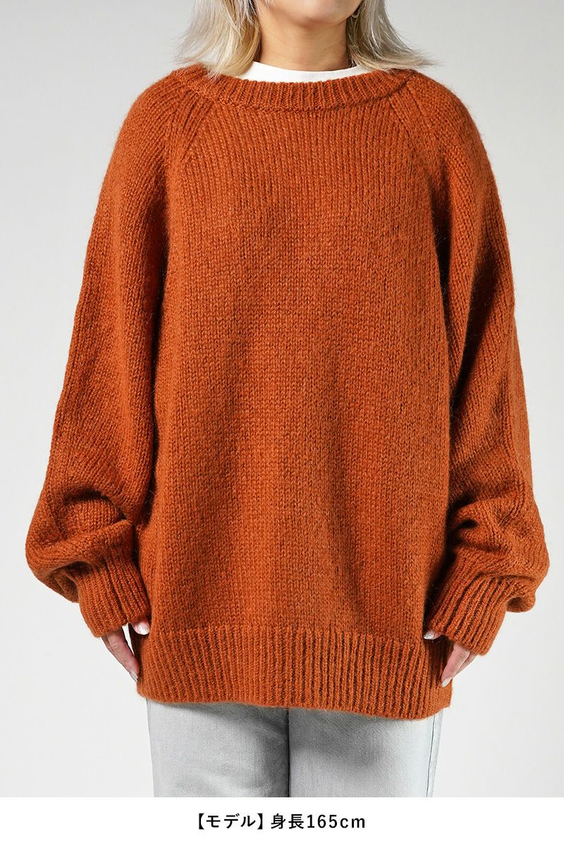 VOAAOV(ヴォアーブ)MOHAIR KNIT Big Pullover オーバーサイズ3GモヘアニットVOMKS -6