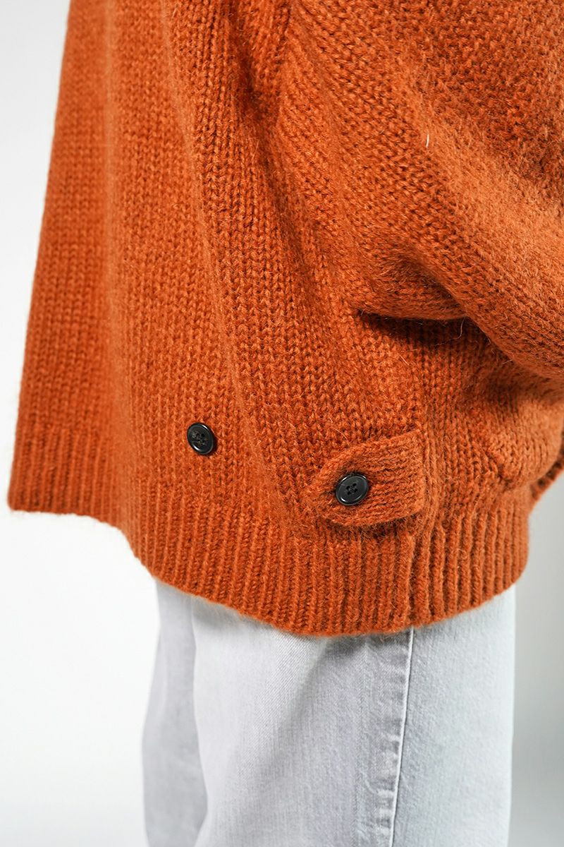 VOAAOV(ヴォアーブ)MOHAIR KNIT Blouson Cardigan モヘアニットブルゾンカーディガン VOMKB -5