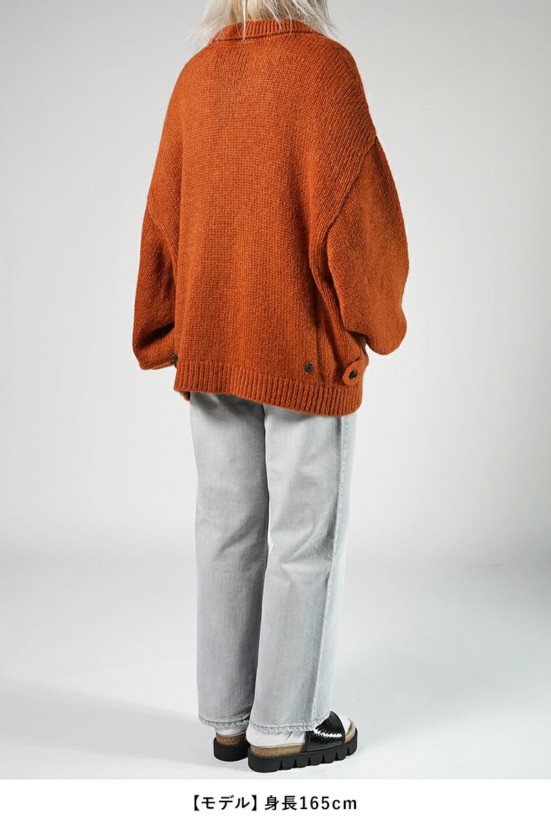 VOAAOV(ヴォアーブ)MOHAIR KNIT Blouson Cardigan モヘアニットブルゾンカーディガン VOMKB -8