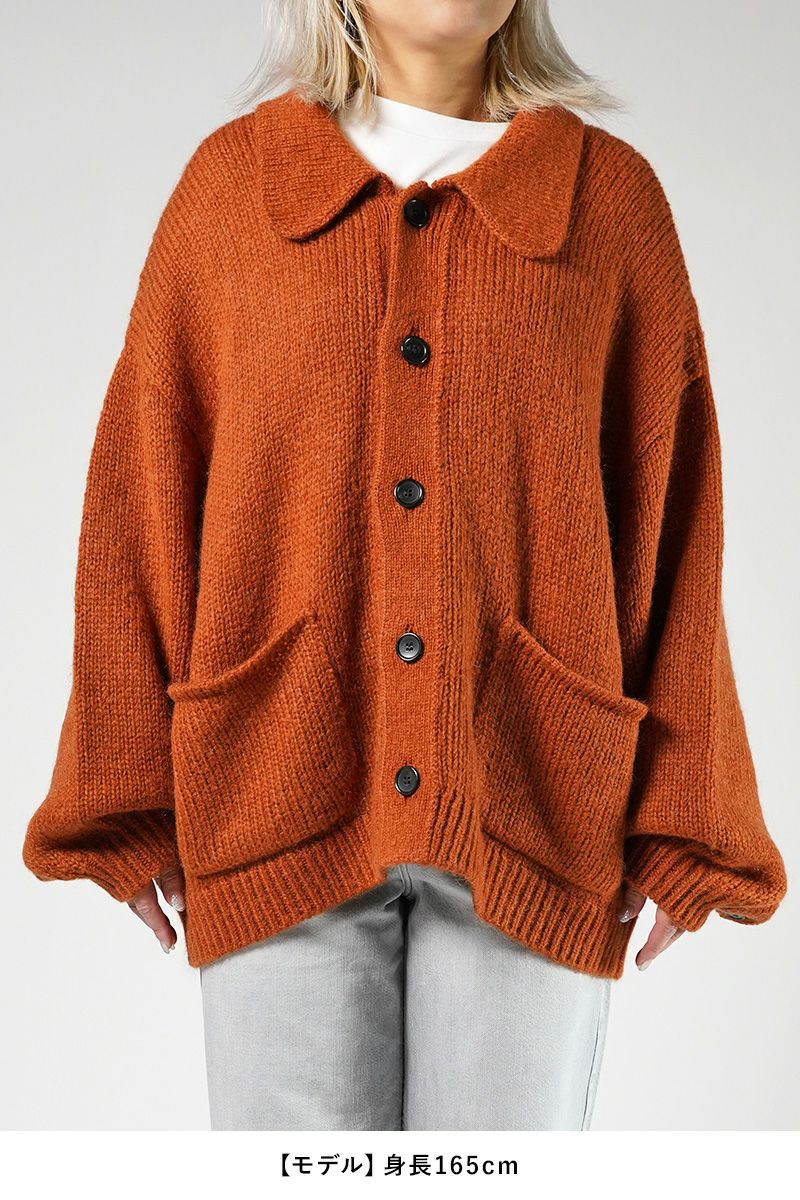 VOAAOV(ヴォアーブ)MOHAIR KNIT Blouson Cardigan モヘアニットブルゾンカーディガン VOMKB -9