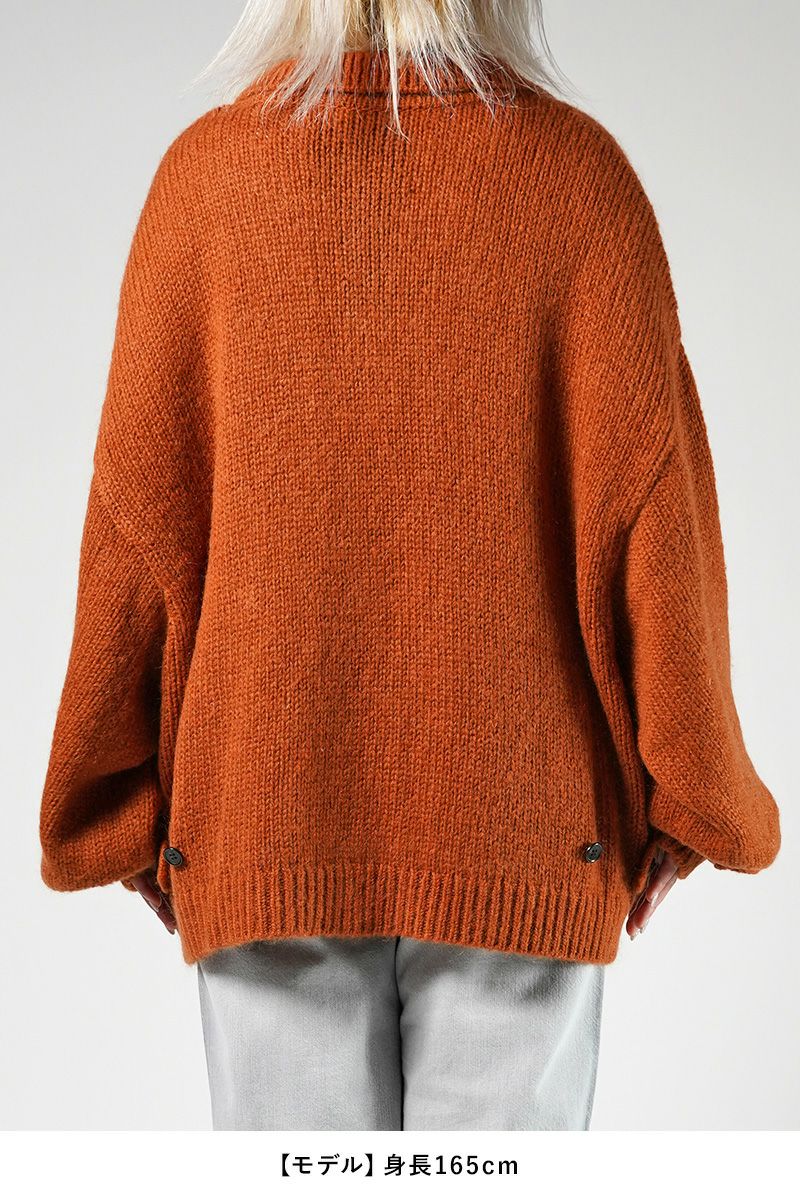 VOAAOV(ヴォアーブ)MOHAIR KNIT Blouson Cardigan モヘアニットブルゾンカーディガン VOMKB -11