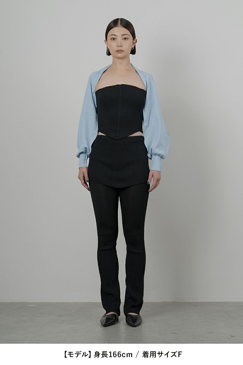 TAN(タン)MULTIWAY KNITTED BOLERO マルチウェイ ニットボレロ TAN24SS009 -5