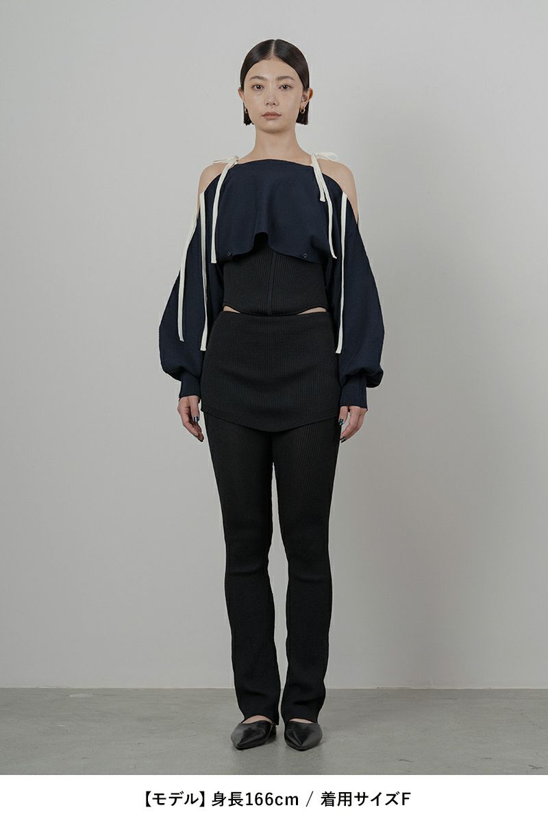 TAN(タン)MULTIWAY KNITTED BOLERO マルチウェイ ニットボレロ TAN24SS009 -7