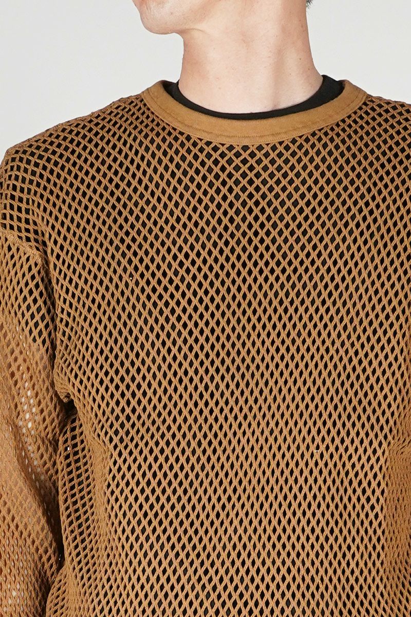 UNUSED(アンユーズド)Mesh long sleeve tee メッシュ長袖Tシャツ US2411 -9