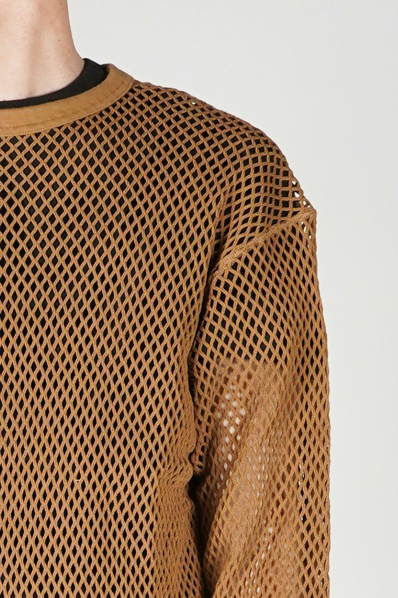 UNUSED(アンユーズド)Mesh long sleeve tee メッシュ長袖Tシャツ US2411 -10