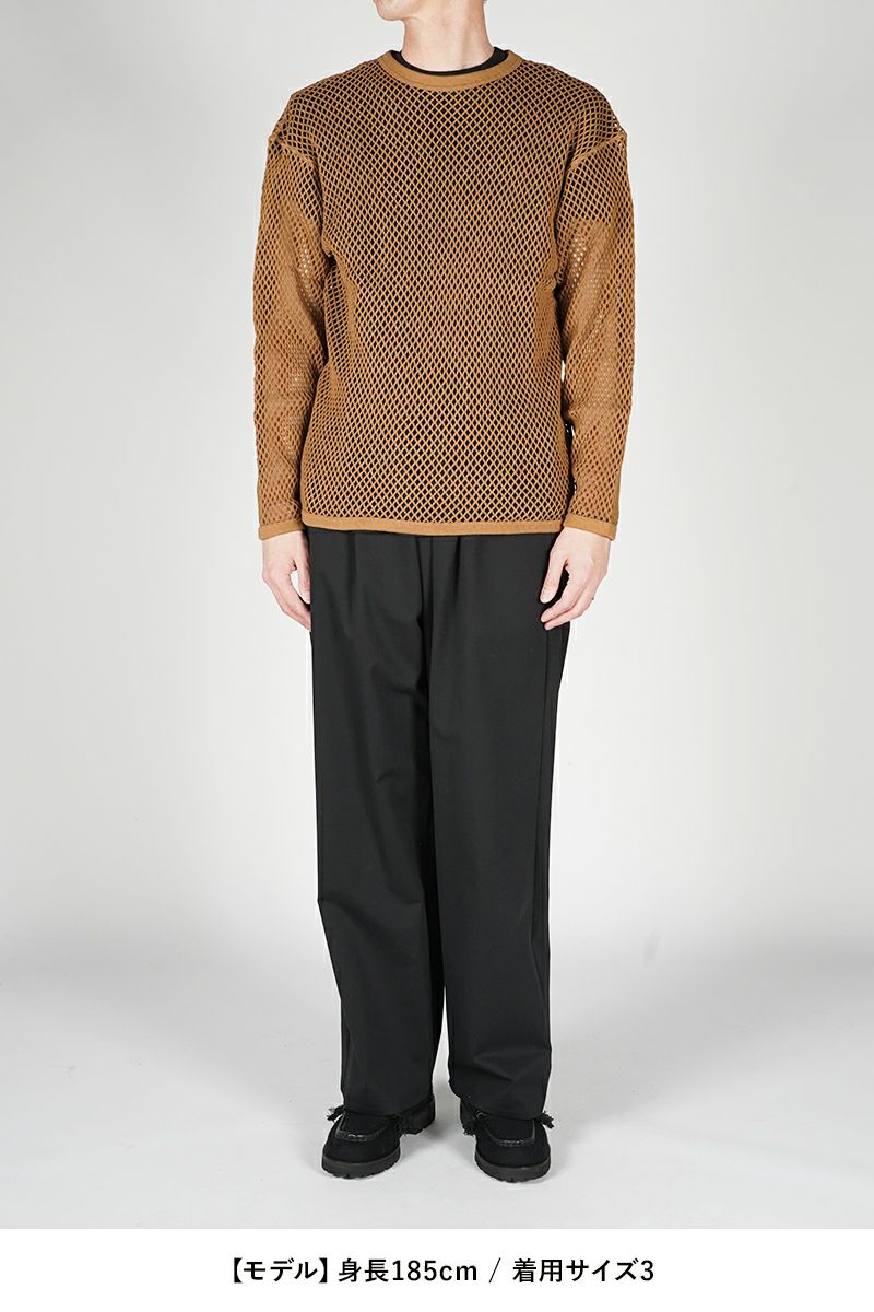 UNUSED(アンユーズド)Mesh long sleeve tee メッシュ長袖Tシャツ US2411 -12