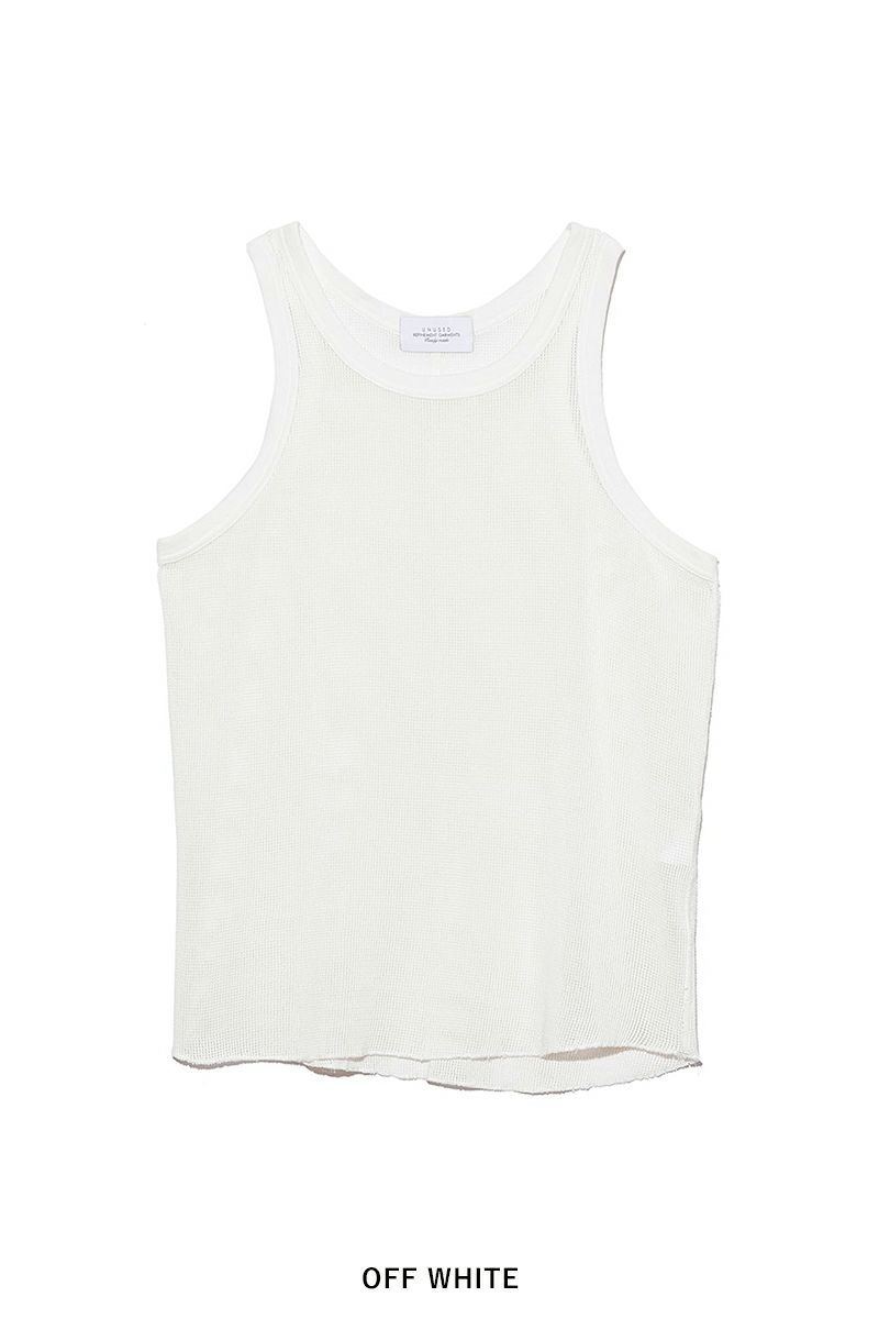 UNUSED(アンユーズド)Mesh tank top メッシュタンクトップ US2410 -1