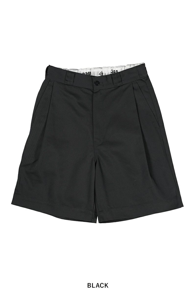 N.Hoolywood x Dickies ハーフパンツ 黒 38 N.HOOLYWOOD - × Dickies HALF PANTS （BLACK