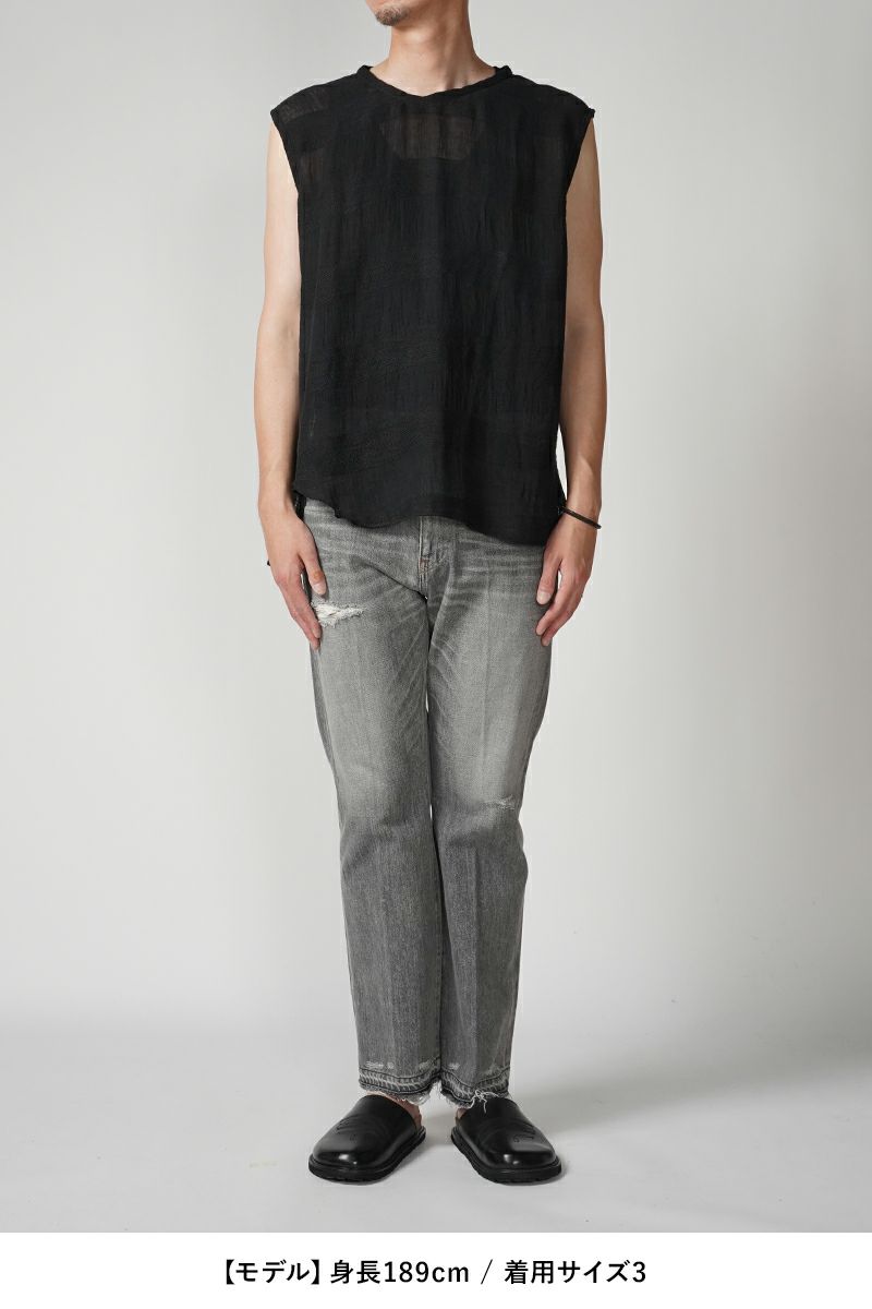 saby(サバイ)NO SLEEVE SHIRTS ノースリーブシャツ 24SS-101202 -5