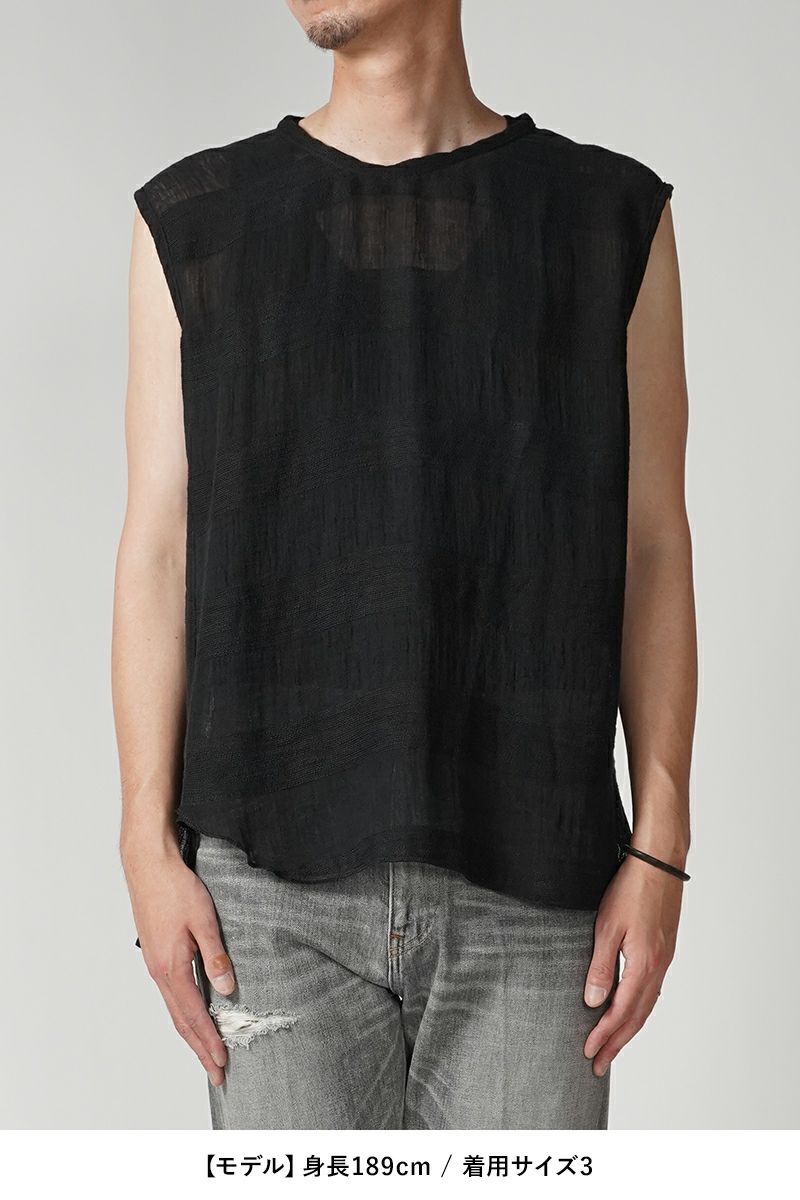 saby(サバイ)NO SLEEVE SHIRTS ノースリーブシャツ 24SS-101202 -7
