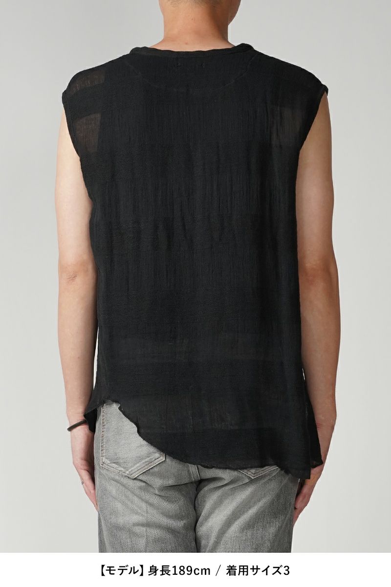 saby(サバイ)NO SLEEVE SHIRTS ノースリーブシャツ 24SS-101202 -9