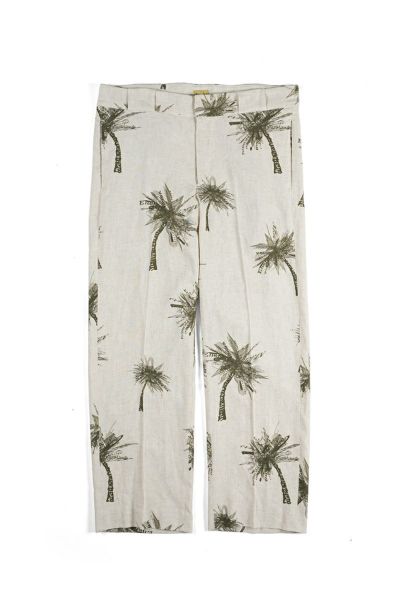 High Scream Center(ハイスクリームセンター)NO TUCK TR LI/RA ノータックトラウザース リネンレーヨン HSC24SS-PT01