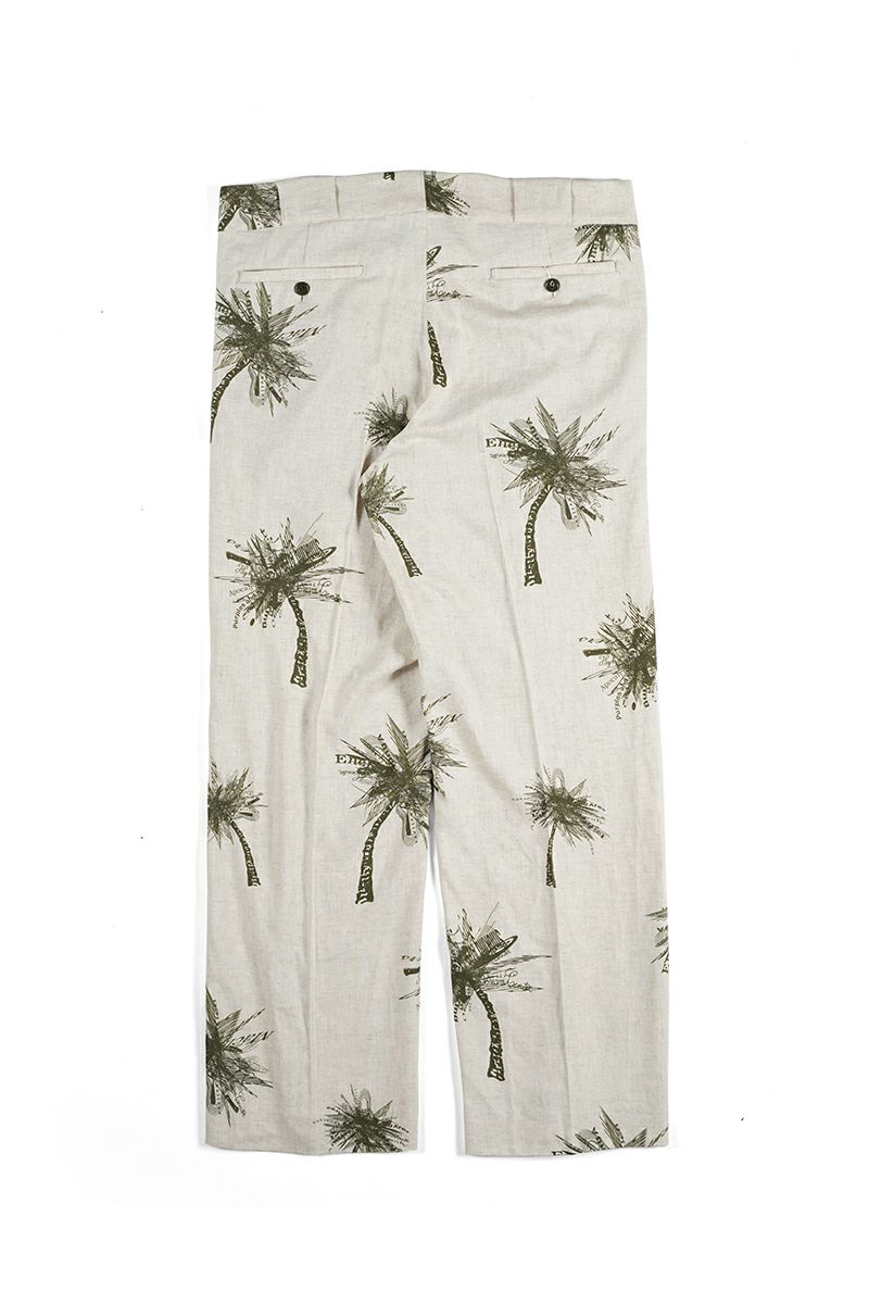 High Scream Center(ハイスクリームセンター)NO TUCK TR LI/RA ノータックトラウザース リネンレーヨン HSC24SS-PT01 -1