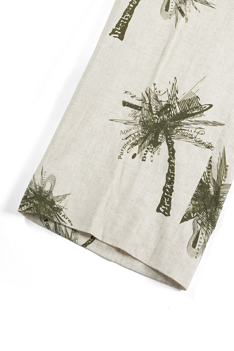 High Scream Center(ハイスクリームセンター)NO TUCK TR LI/RA ノータックトラウザース リネンレーヨン HSC24SS-PT01 -7