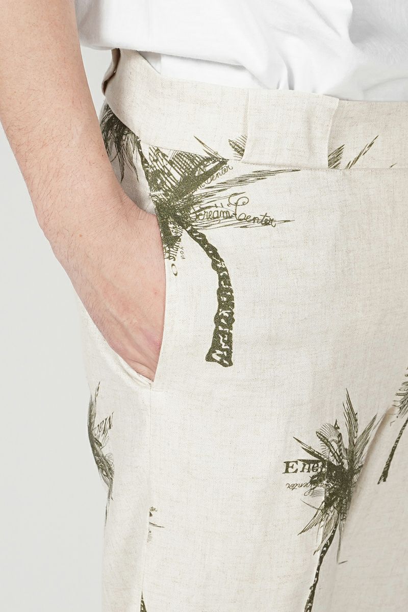 High Scream Center(ハイスクリームセンター)NO TUCK TR LI/RA ノータックトラウザース リネンレーヨン HSC24SS-PT01 -10