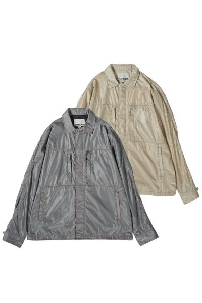MARMOT(マーモット キャピタル)NYLON COLOR STITCH SHIRTS ナイロンカラーステッチシャツ 24SS-L3-04