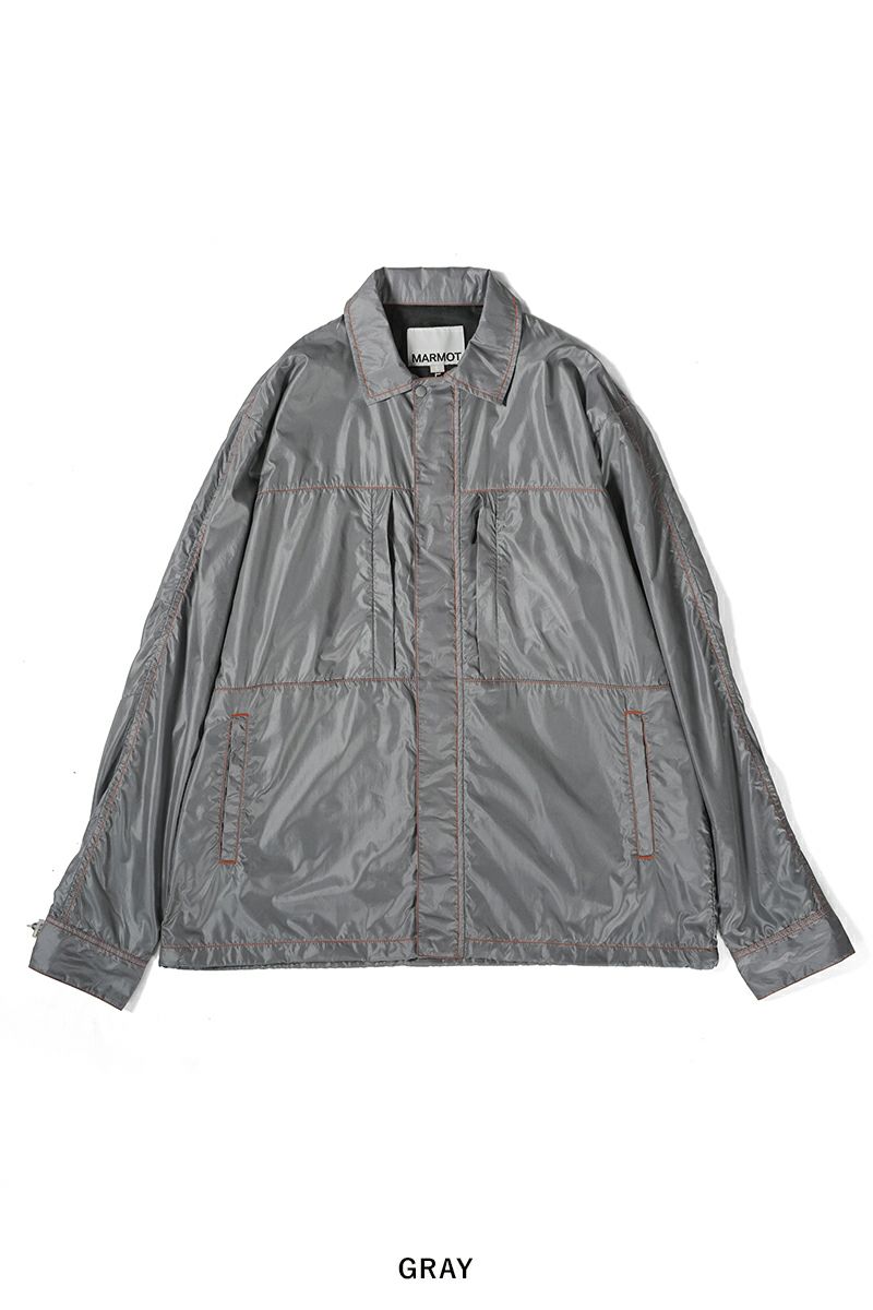 MARMOT(マーモット キャピタル)NYLON COLOR STITCH SHIRTS ナイロンカラーステッチシャツ 24SS-L3-04 -11