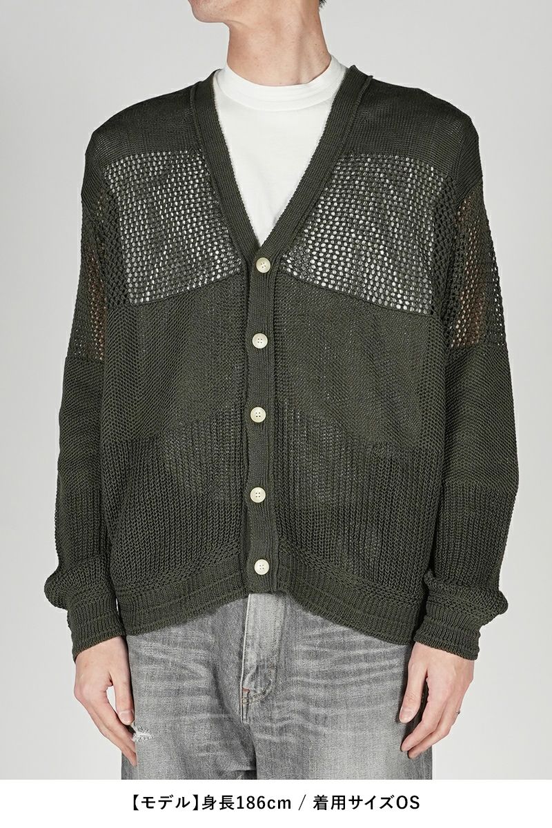 INNAT(インアット)OPENWORK PATTERN CARDIGAN オープンワークパターンカーディガン INNAT05-K02 -9