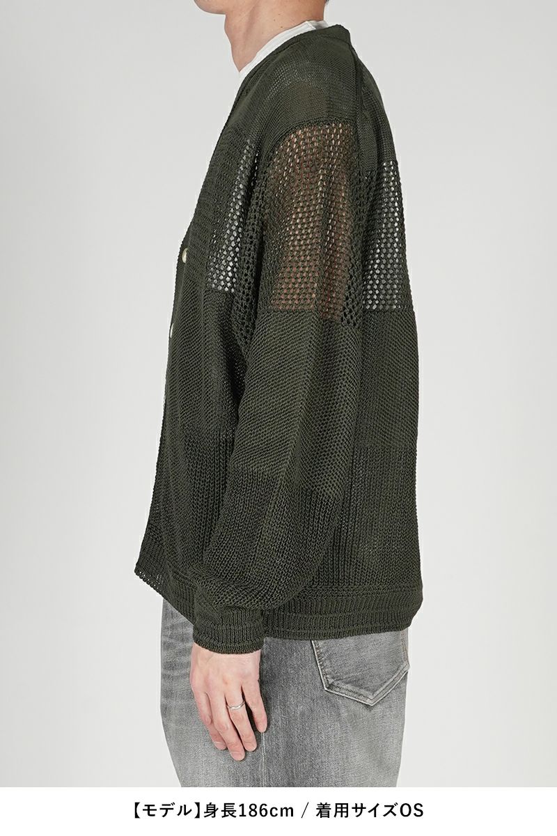 INNAT(インアット)OPENWORK PATTERN CARDIGAN オープンワークパターンカーディガン INNAT05-K02 -10