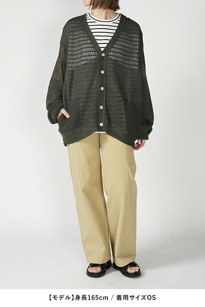 INNAT(インアット)OPENWORK PATTERN CARDIGAN オープンワークパターンカーディガン INNAT05-K02 -12