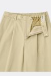 SOFTHYPHEN(ソフトハイフン)ORGANIC COTTON CHINO TUCKED EXTRA WIDE PANTS オーガニックコットンチノタックエクストラワイドパンツ MGMFP241306 -3