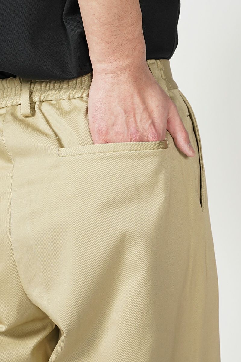 SOFTHYPHEN(ソフトハイフン)ORGANIC COTTON CHINO TUCKED EXTRA WIDE PANTS オーガニックコットンチノタックエクストラワイドパンツ MGMFP241306 -8