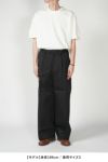 SOFTHYPHEN(ソフトハイフン)ORGANIC COTTON CHINO TUCKED EXTRA WIDE PANTS オーガニックコットンチノタックエクストラワイドパンツ MGMFP241306 -12