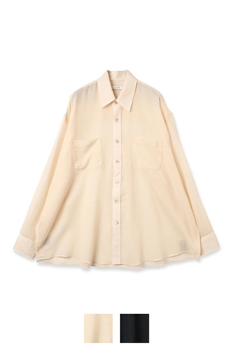 JieDa(ジエダ)OVER SIZE SHIRT オーバーガーゼシャツ Jie-24S-SH04