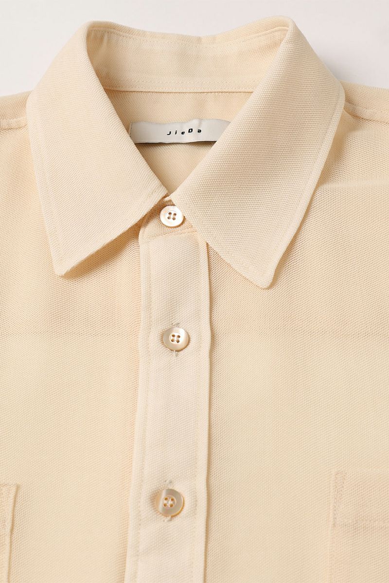 JieDa(ジエダ)OVER SIZE SHIRT オーバーガーゼシャツ Jie-24S-SH04 -1