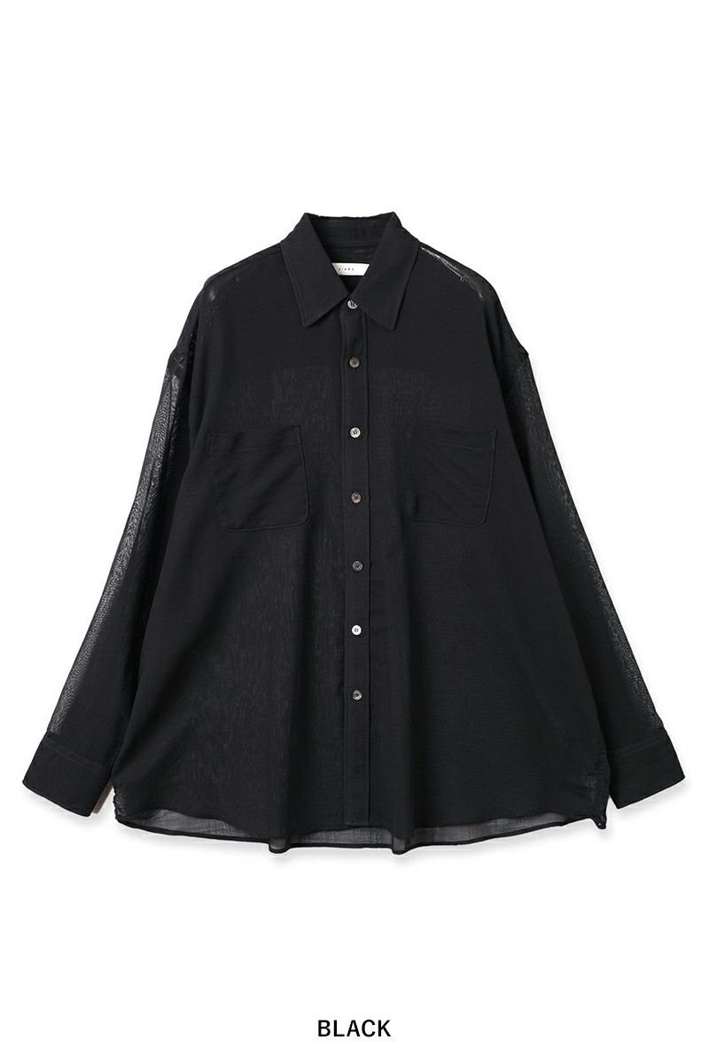 JieDa(ジエダ)OVER SIZE SHIRT オーバーガーゼシャツ Jie-24S-SH04 -14